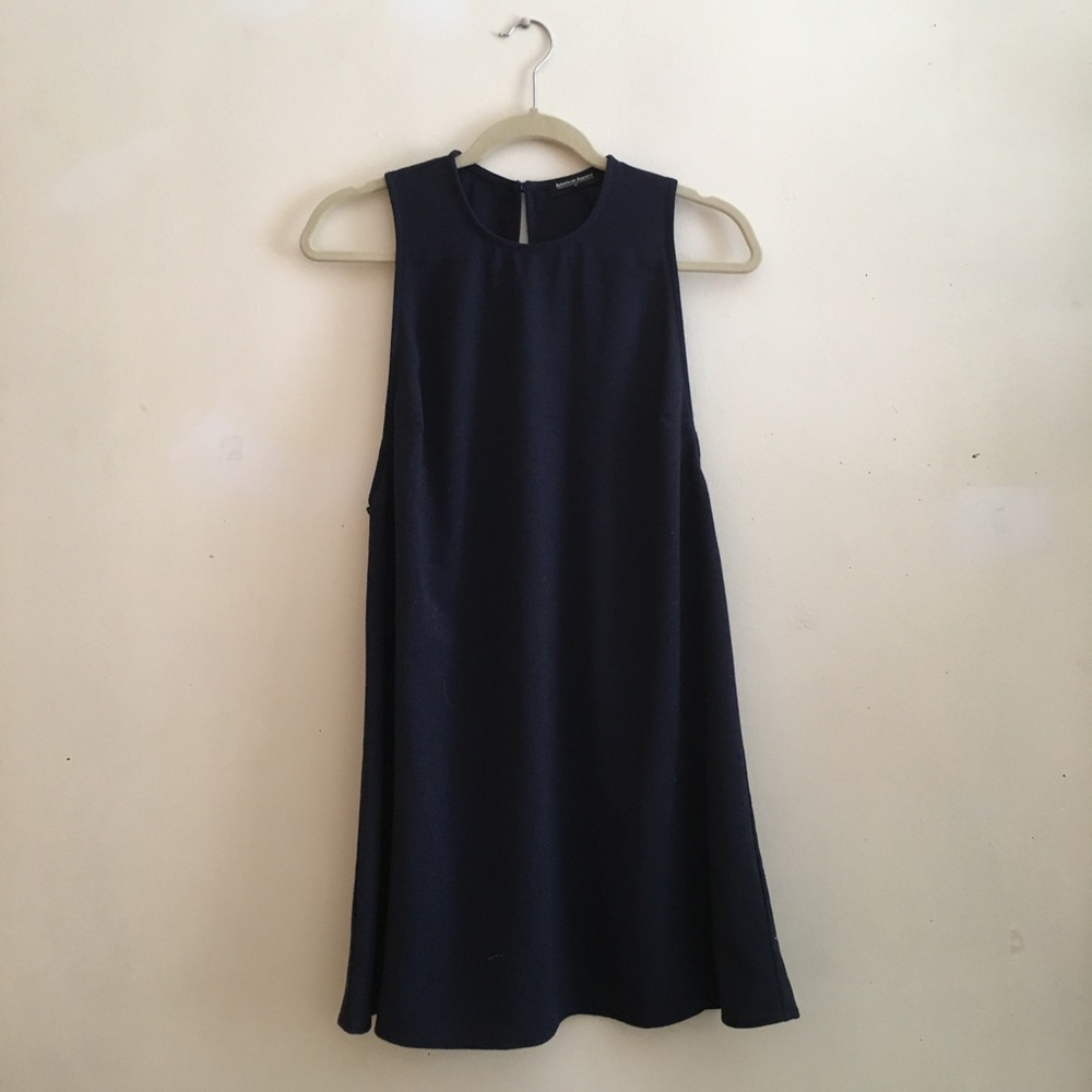 American Apparel Navy Dakota Dress, medium
